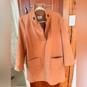 Tuckernuck Women's Jacket Dress | Tan with Leather Elbow Padding